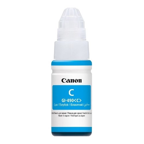 К-ж Canon GI-490 C Cyan (PIXMA G1400/2400/3400) 70мл, ориг. (0664C001) 31561 - фото 10337