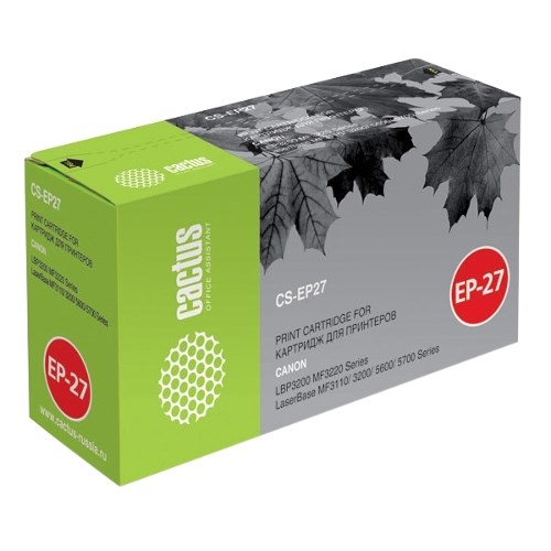 К-ж Canon EP-27 для LBP-3200/MF3110/5630/5650/5730/5750/5770, Cactus 32899 - фото 10441