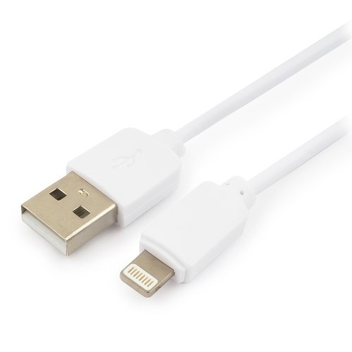 Кабель USB A --> Lightning 8pin (m) 1.0м для Apple Гарнизон, белый 32943 - фото 10499
