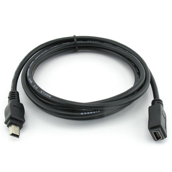Удлинитель mini-USB 5p(m)-5p(f) 1.5м 31759 - фото 10559