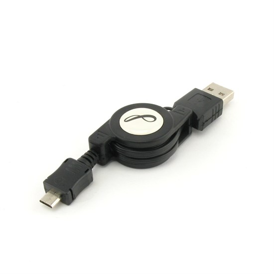 Кабель USB A --> Micro USB 5P (B) 0.8м (рулетка) (USB 2.0) 29834 - фото 10720