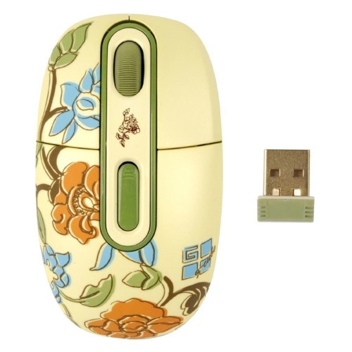Мышь беспров. A4Tech G-Cube Floral Fantasy - Spring, USB (G7F-10SP) 26476 - фото 11028