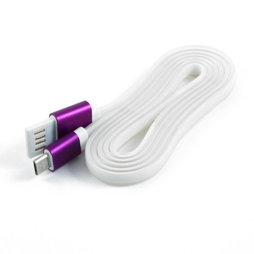 Кабель USB A --> Micro USB 5P (B) 1.0м силикон,фиолетовый, Cablexpert (CC-mUSBp1m) 33234 - фото 11278