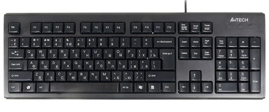 Клавиатура A4Tech KR-83 ComfortKey (черная) USB 33420 - фото 11368