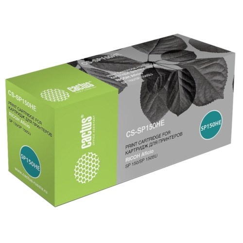 К-ж Ricoh SP 150HE для Aficio SP 150/SP 150SU, черный, 1500 стр., Cactus 33455 - фото 11460