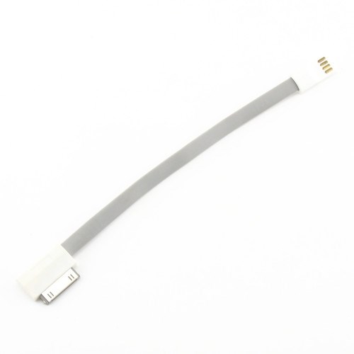 Кабель USB Am->Apple 30-pin, для iPhone4/iPod/iPad, угловой разъём, серый, 0.2м (OX-DCC012) 33534 - фото 11503
