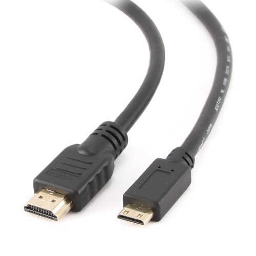 Кабель HDMI19M - miniHDMI19M High Speed, зол.конт., экран, v1.4, 1.8м 20855 - фото 11506