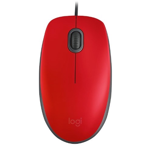 Мышь Logitech M110 SILENT red, Optical, USB (910-005489) 33937 - фото 11944