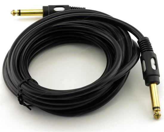 Кабель jack 6.3 мм (M) - jack 6.3 мм (M) TS, моно, 3м 34621 - фото 12943