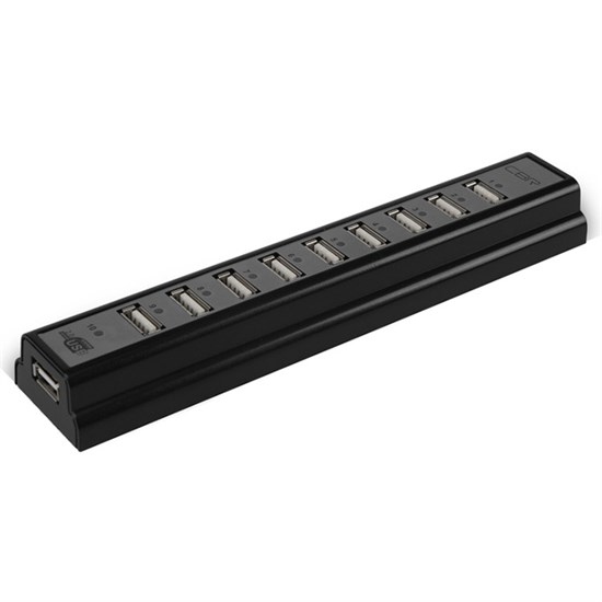 USB 2.0 Hub 10 port (с дополнительным питанием) CBR CH-310 34284 - фото 13008