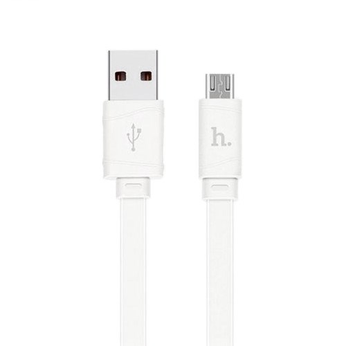 Кабель USB A --> Micro USB 5P (B) 1.0м hoco X5, белый 34896 - фото 13192