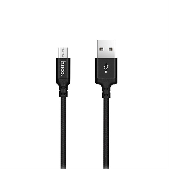 Кабель USB A --> Micro USB 5P (B) 2.0м hoco X14, черный 34894 - фото 13198
