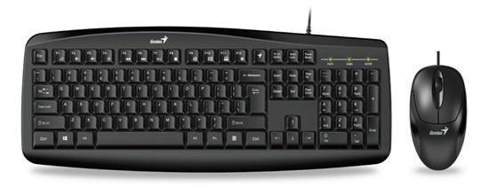 Клавиатура+мышь Genius Smart KM-200 (KB-200 + XScroll V3), Black, USB 34959 - фото 13218