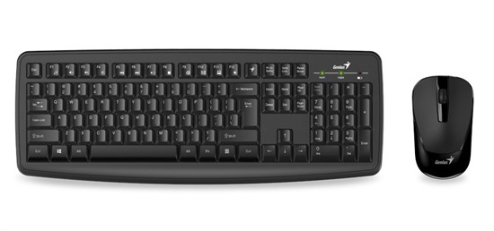 Клавиатура+мышь беспроводные Genius Smart KM-8100, Black, 104кл., USB 34960 - фото 13220