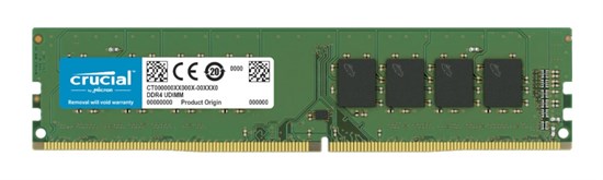 DIMM DDR-4 8GB PC4-21300 DDR4-2666 Crucial (CT8G4DFRA266.C8FN) CL19, 1.2V, Single Ranked 34938 - фото 13306