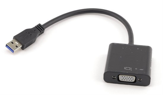 Конвертер (внешняя видеокарта) USB 2.0 (M) -> VGA (F) (LQ, рек. 800x600) 34578 - фото 13824