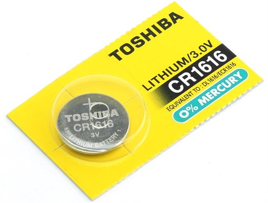 CR1616 Toshiba (Li, 3V) 1шт. 33819 - фото 13987