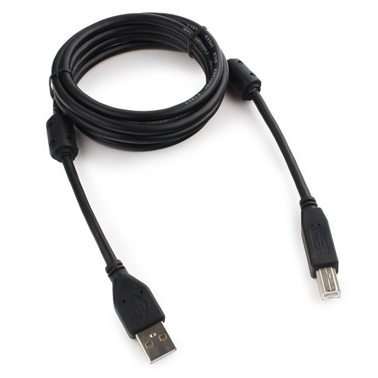 Кабель USB тип A-B 1.8м (USB 2.0) экран, 2 фильтра 35363 - фото 14110