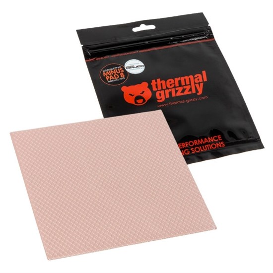 Термопрокладка Thermal Grizzly Minus Pad 8 100x100x1,5 мм 8 W/mK TG-MP8-100-100-15-1R 33321 - фото 14555