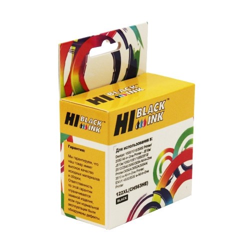 К-ж HP CH563HE (№122XL Black) DJ 2050, 18мл, Hi-Black 34550 - фото 15004
