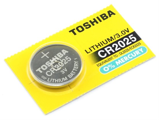 CR2025 Toshiba (Li, 3V) 1шт. 35420 - фото 15204