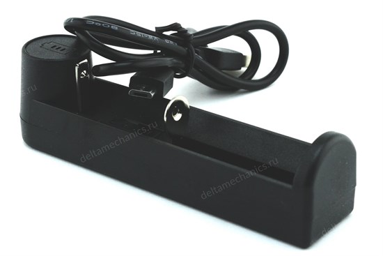 Зарядное устройство Yonii C1 для 1 акк. Li-Ion 4.2V 2A (14500/16340/18650/21700/26650 и др.) + кабель micro-USB 35469 - фото 15209