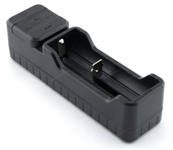 Зарядное устройство для 1 акк. Li-Ion 10440/14500/16340/18490/18650/22650/26650/21700 4.2V/950mA, USB 36316 - фото 15381