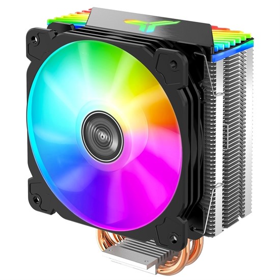 Кулер JONSBO CR-1000GT (TDP 180W, 4 x heatpipe, Al+Cu, 120mm ARGB, PWM, для S.115X/AMD) 36008 - фото 15479
