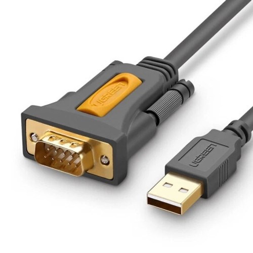 Переходник-конвертер USB-->COM Ugreen 20211 (Am-9m, чип Prolific PL2303TA, 1.5 м) 35610 - фото 15790
