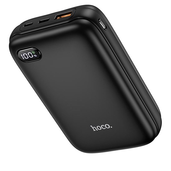 Портативный аккумулятор hoco Q2A 20000mAh, 1xUSB 22.5W, PD 20W, QC, чёрный 36057 - фото 16099