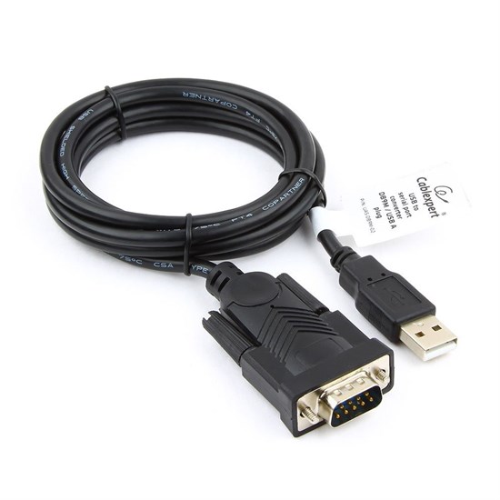 Переходник-конвертер USB-->COM Gembird UAS-DB9M-02 (Am-9m, чип Prolific PL2303TA, 1.5 м) 35475 - фото 16307