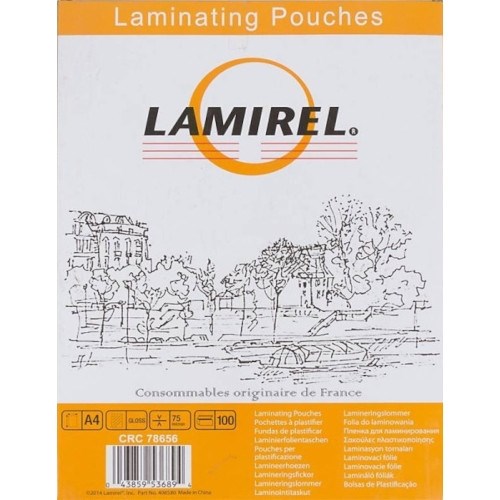 Плёнка для ламинирования А4, 75 мкм, 100 шт. Lamirel (CRC-78656) 30633 - фото 16332