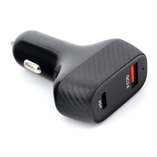 Зарядное устройство а/м 12V -> USB 5V Cablexpert MP3A-UC-CAR20, USB A+Type-C, 36Вт, QC, PD 35929 - фото 16343