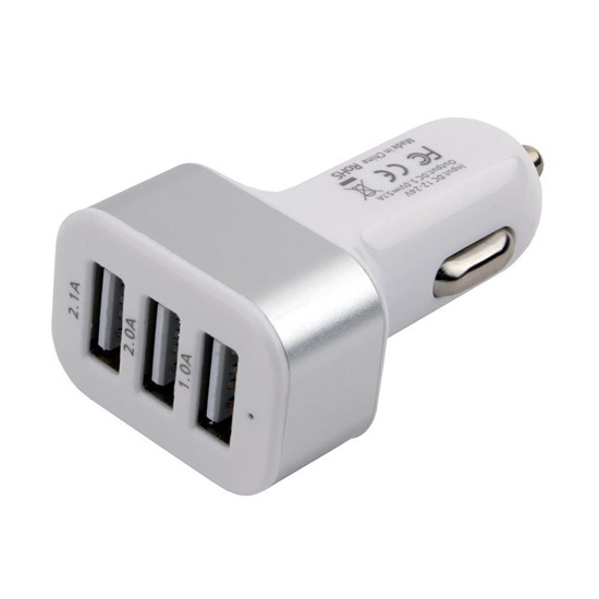 Зарядное устройство а/м 12V -> USB 5V Cablexpert MP3A-UC-CAR17 3xUSB 35940 - фото 16374