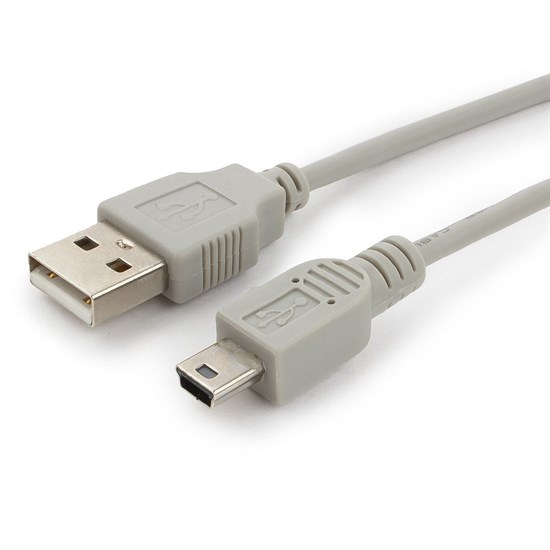 Кабель USB A --> mini-USB 5P 0.9м (USB 2.0) 7734 - фото 16392