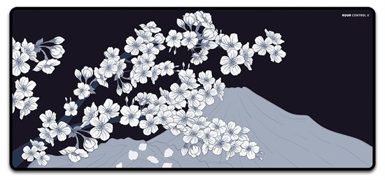 Коврик для мыши X-raypad Aqua Control II Sakura Night XXL (900x400x4мм) (Black) 36423 - фото 16508