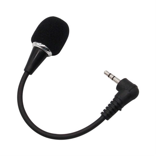 Микрофон (на гибкой ножке 10 см, чёрный, jack 3.5 мм угловой) 36121 - фото 16800