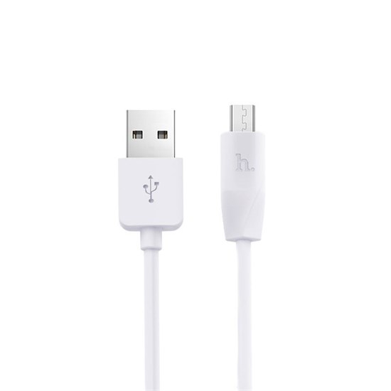 Кабель USB A --> Micro USB 5P (B) 1.0м hoco X1, белый 36156 - фото 16953