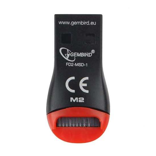Card Reader USB 2.0 Gembird MicroSD FD2-MSD-1 36530 - фото 17157