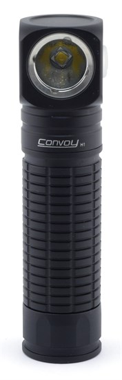 Фонарь Convoy H1 (налобный, XM-L2, 4000-4200K, 1046lm, 1x18650, 77г, 105x27мм, черный, без АКБ) 35079 - фото 17219