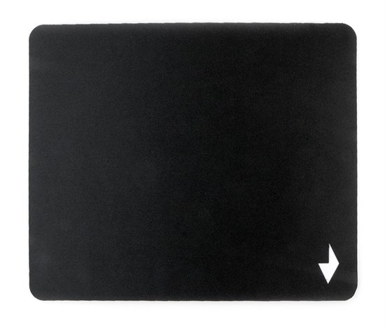 Коврик для мыши Gembird MP-BLACK, чёрный, 220х180х1мм 36533 - фото 17223