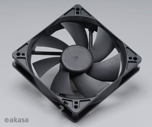 Вентилятор Akasa Black 12 Auto Thermal 120x120x25мм (AK-174BKT-B) 36658 - фото 17505
