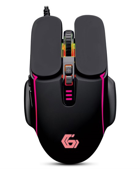 Мышь Gembird MG-820, игровая, USB, 3200dpi, 6+1кн., RGB, кабель тканевый 1.8 м 36898 - фото 17739