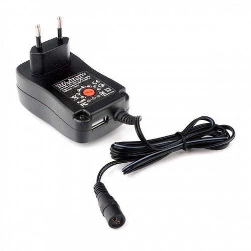 Блок питания Gembird NPA-AC5 (3-12V, 2A, 30Вт, 8 штекеров + USB (Af)) 36903 - фото 17763