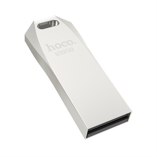 USB 2.0 Flash Drive 128GB Hoco UD4 Intelligent, серебро 36799 - фото 17808