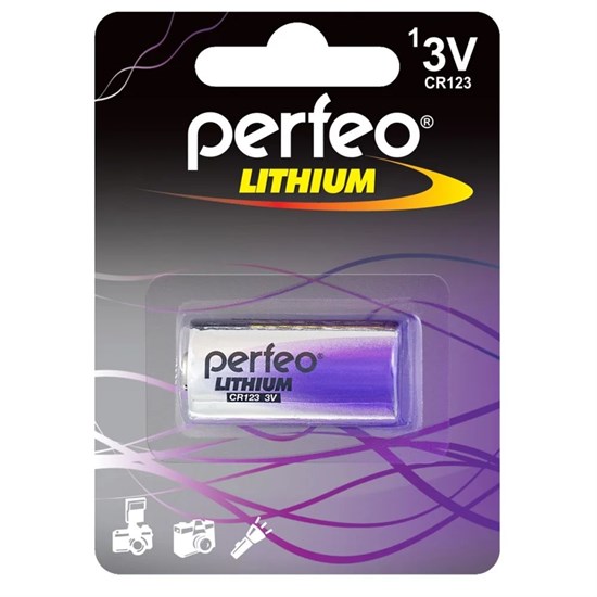 CR123A Perfeo Lithium Photo 3V 1шт. 36813 - фото 17857