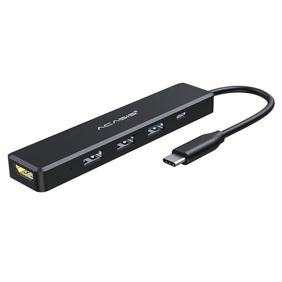 Док-станция 5-в-1 USB Type-C  -> 1xUSB 3.0+2xUSB 2.0+HDMI+PD 60W ACASIS CM070 36943 - фото 17890