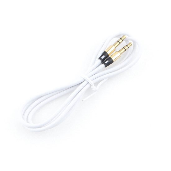 Кабель jack 3.5 мм-jack 3.5 мм 1.0м, белый Cablexpert Pro (CCAB-01-35MM-1MW) 37162 - фото 18147