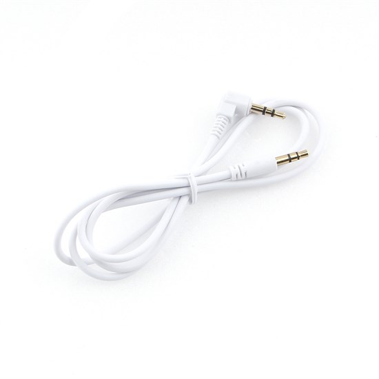 Кабель jack 3.5 мм-jack 3.5 мм 1.0м, L-коннектор, белый Cablexpert Pro (CCAB-01-35MML-1MW) 37164 - фото 18151