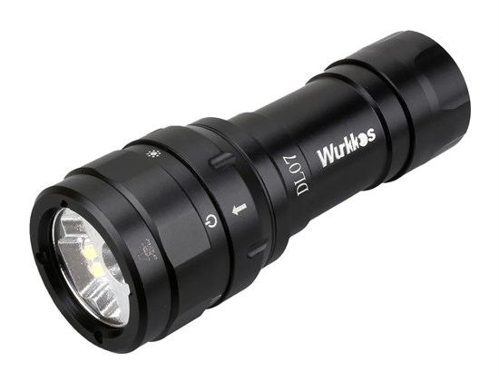 Фонарь Wurkkos DL07 (1xCree XPL HI, 4xLH351D, 1xCree XPE Red, 1xLG UV, IPX8 100m, 1x26650 5000mAh+з/у в комплекте, черный) 37033 - фото 18196